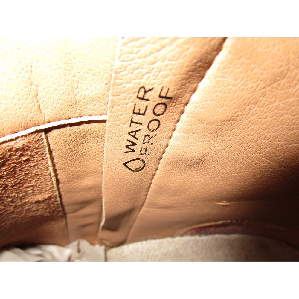 Vionic Wilma Suede Ankle Booties Waterproof Sage Green Comfort Womens Size 9 - Picture 7 of 9
